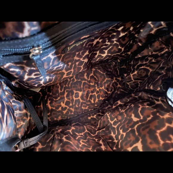 Victoria Secret Backpack gently used leopard inter - Picture 6 of 6